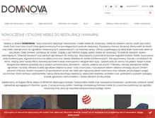 Tablet Screenshot of dominova.com.pl